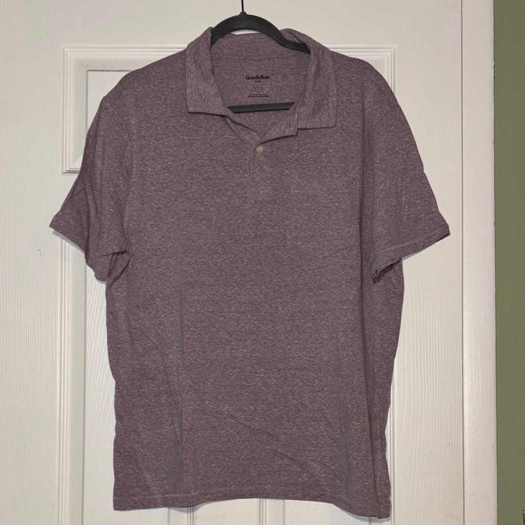 Goodfellow & Co Men's Heathered Purple Polo